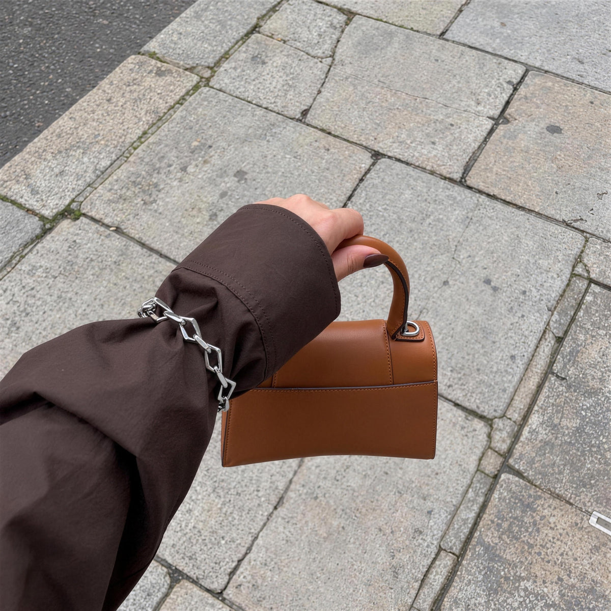 Chunky Armband Zilverkleurig