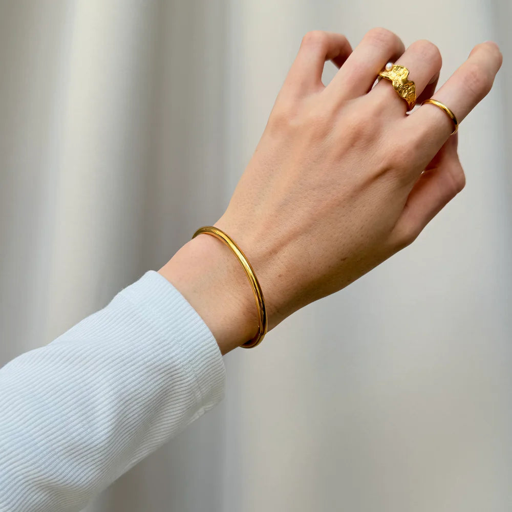 Touw en Bangle Set: 1 ketting & 2 armbanden