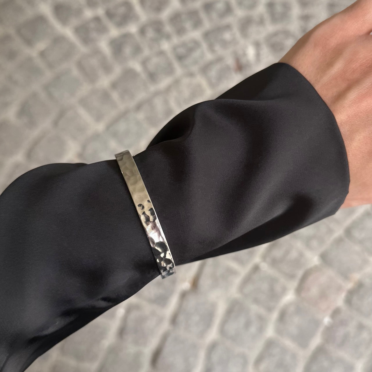 Gegraveerde Moederdag Zilver Verguld Bangle