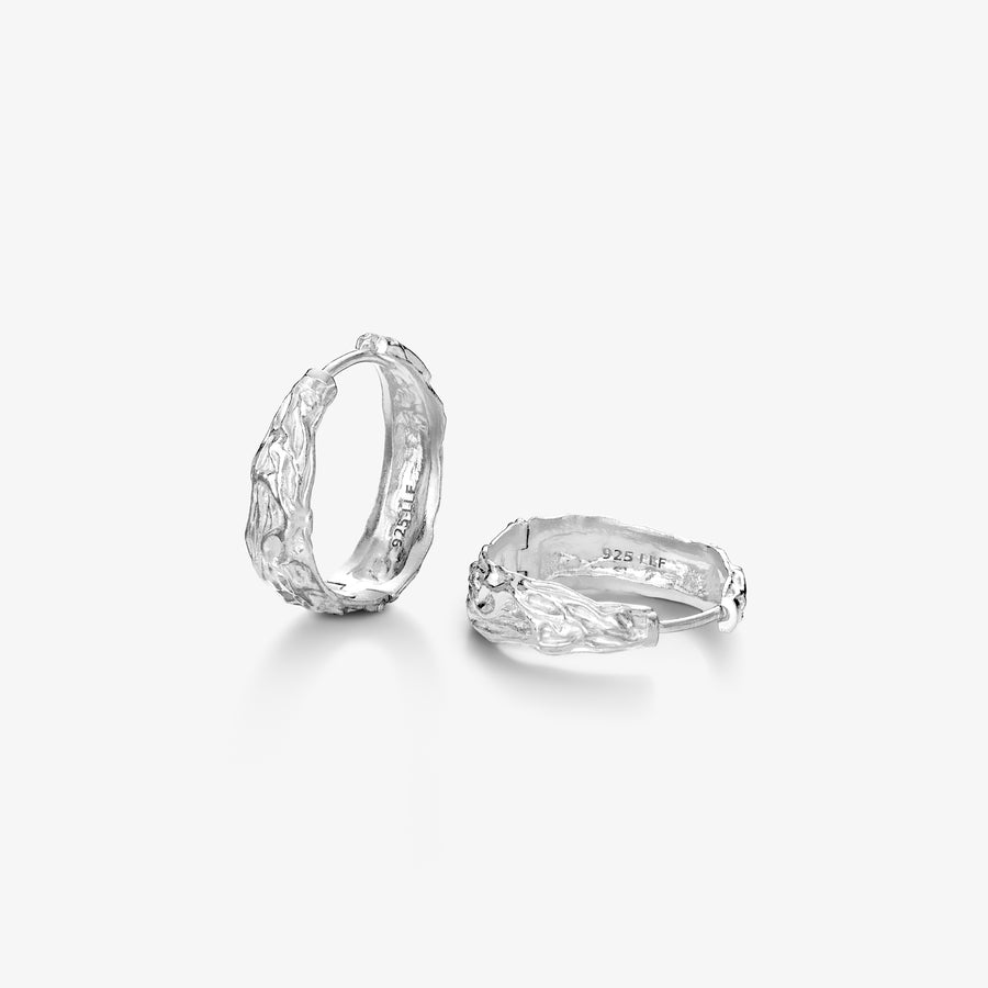 Melted Hoop 23,5 mm Γrering SΓΈlv