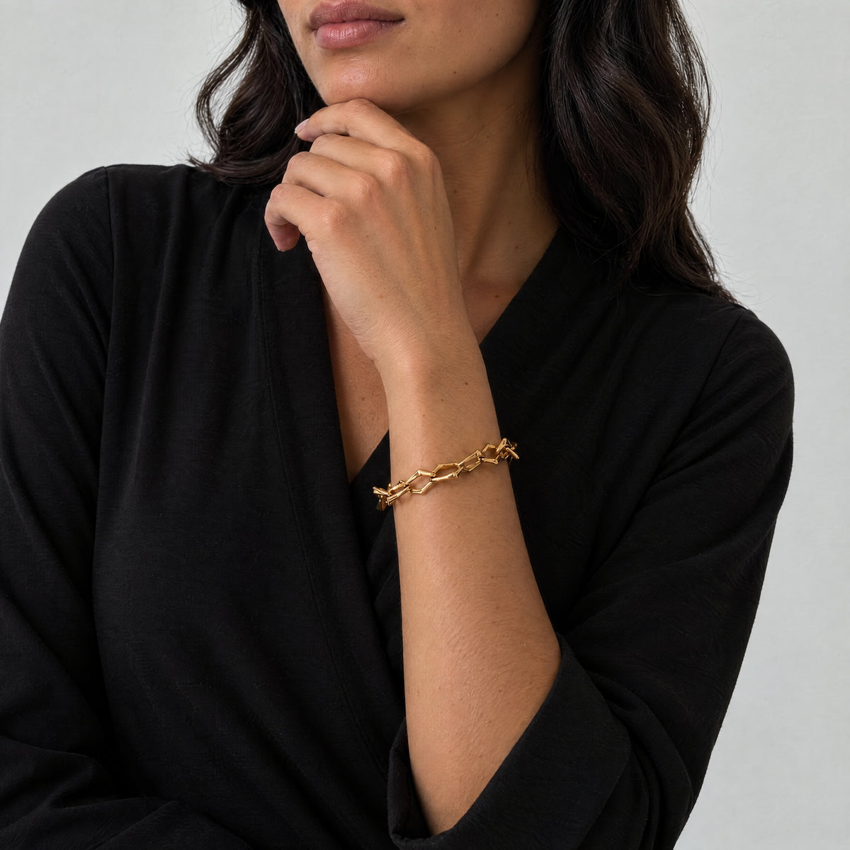 Chunky Armband Verguld