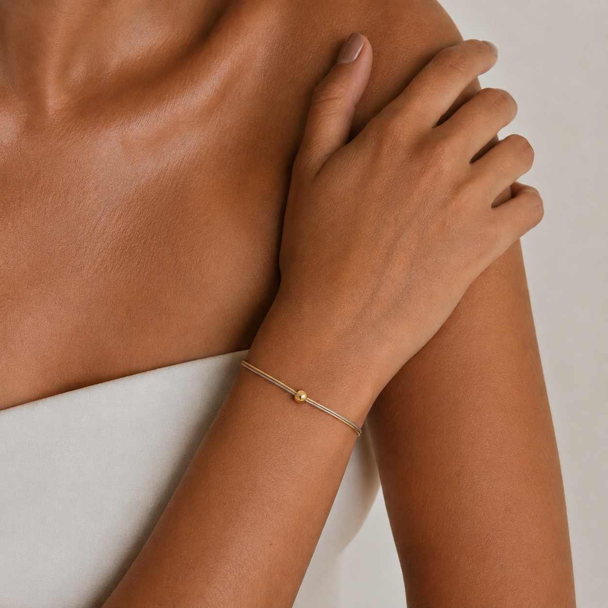 Slider Armband Tweekleurig