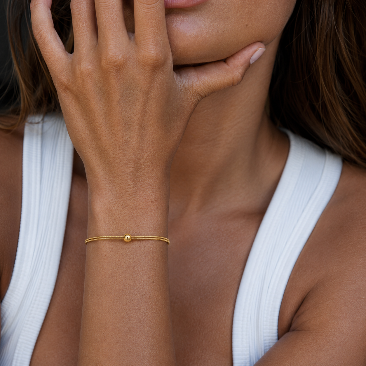 Slider Armband Verguld