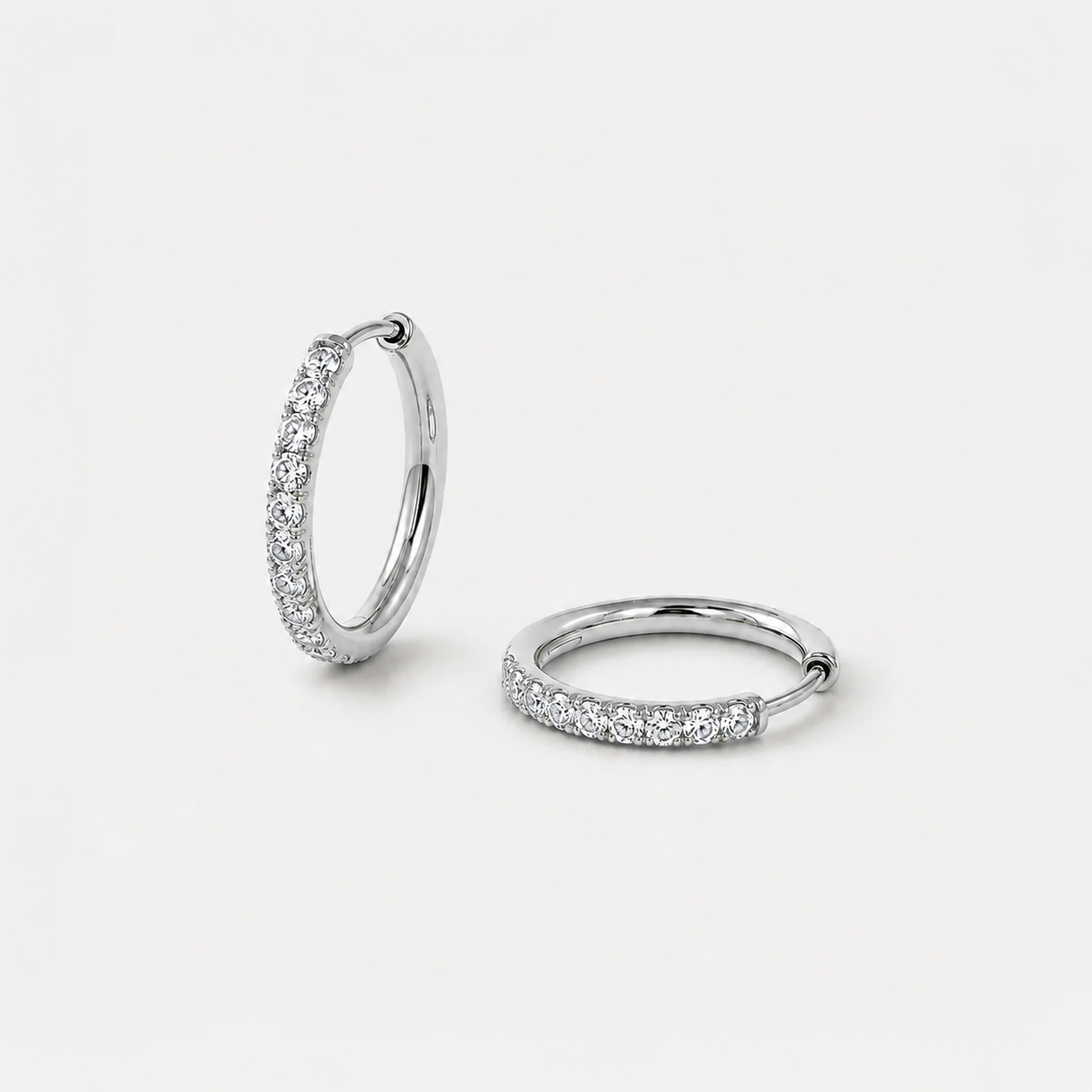 Kristallen Oorbellen 18K Goudgeplateerd 16mm