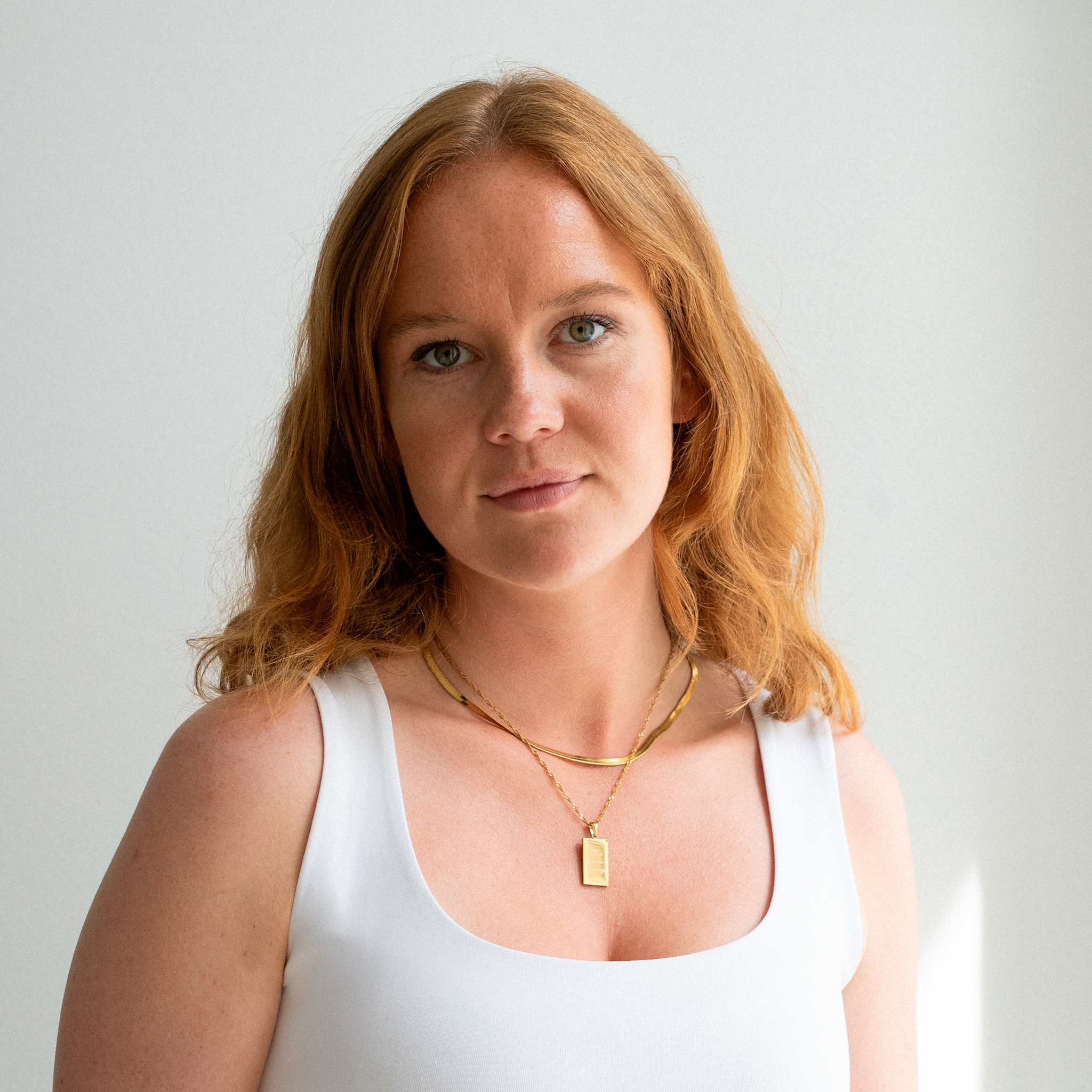 Gegraveerde Liefde Verguld Halsketting