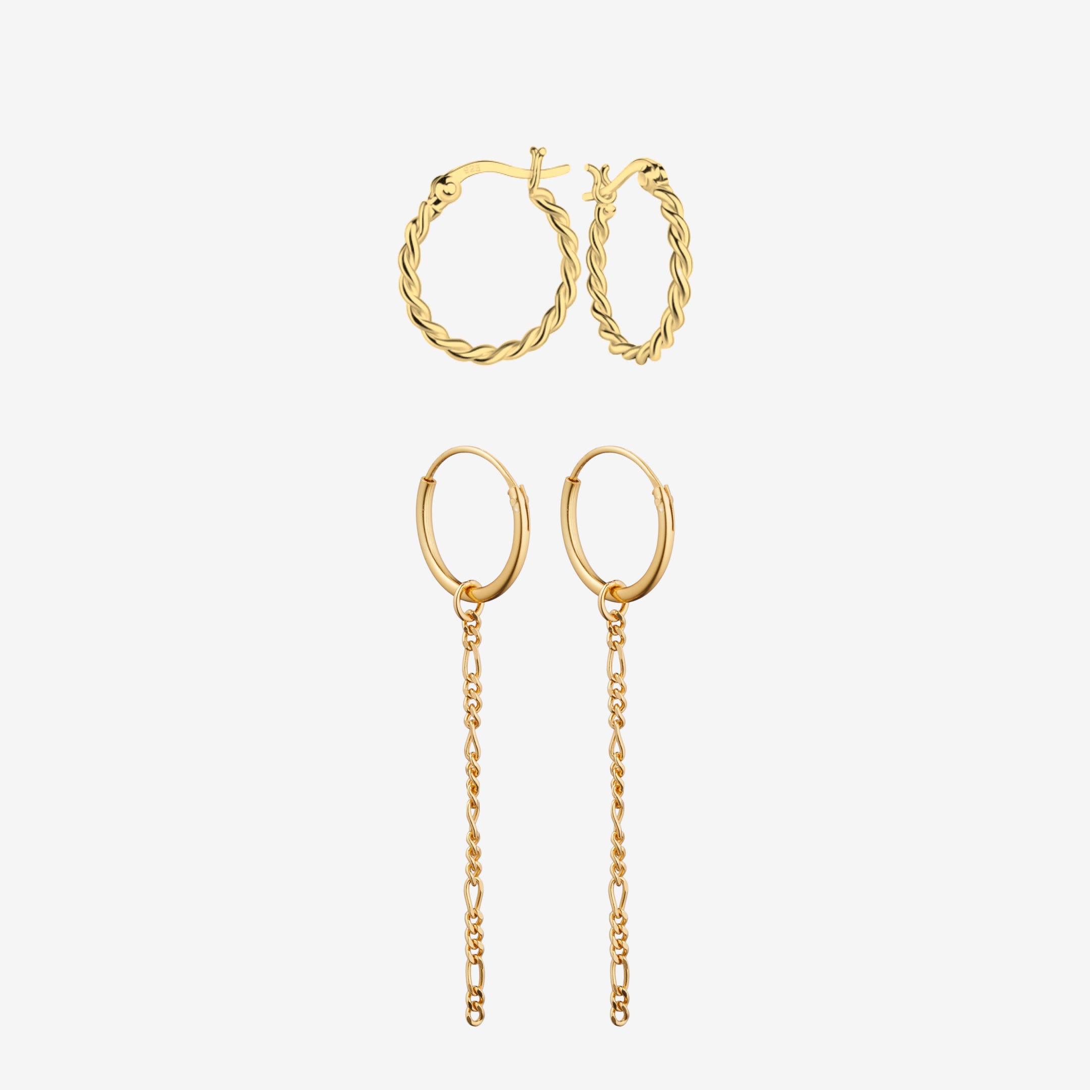 Gedraaide Touw Hangers Set