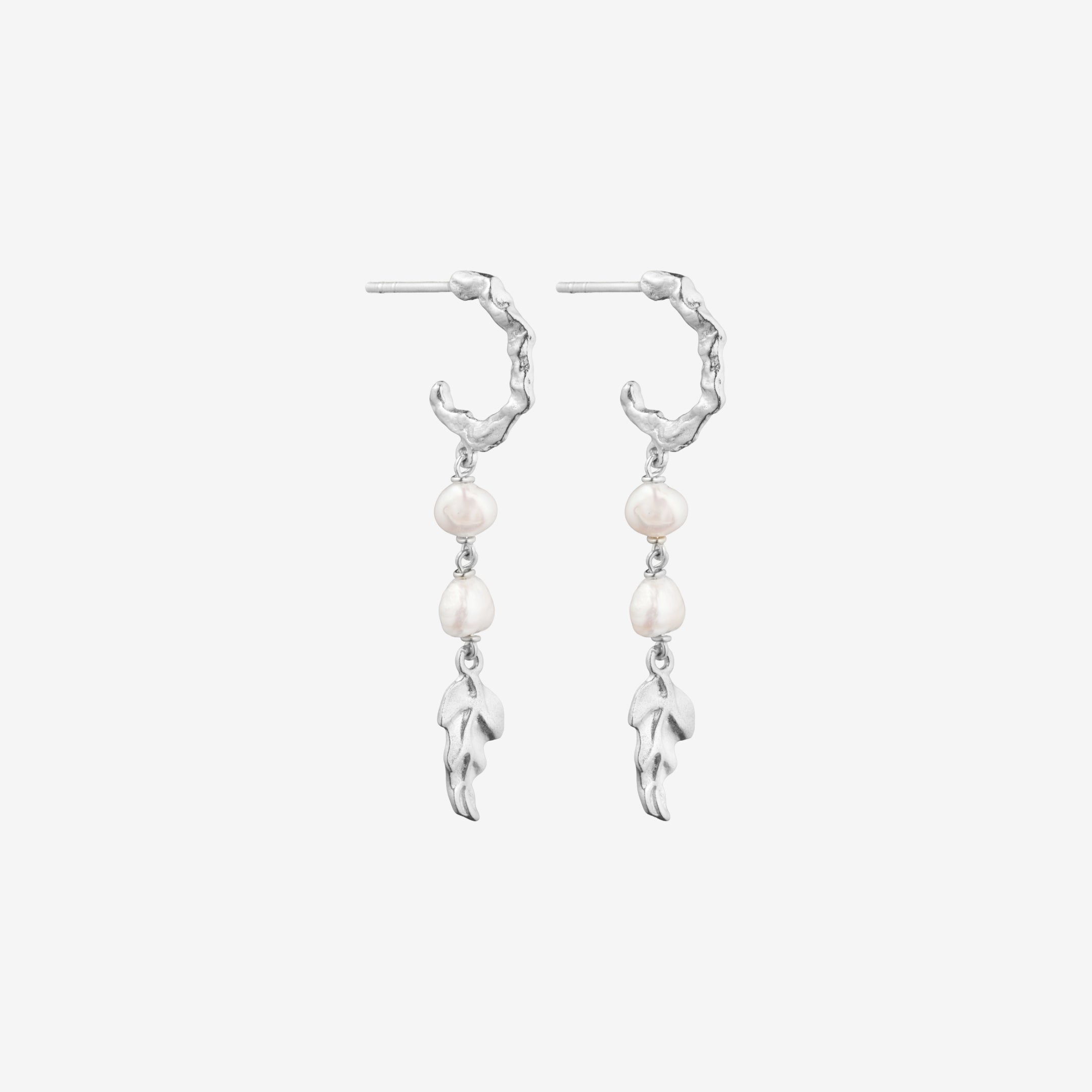 Dangle Perle Ørering i sølv