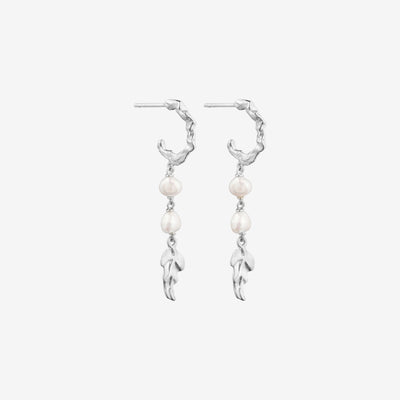 Dangle Perle Ørering i sølv