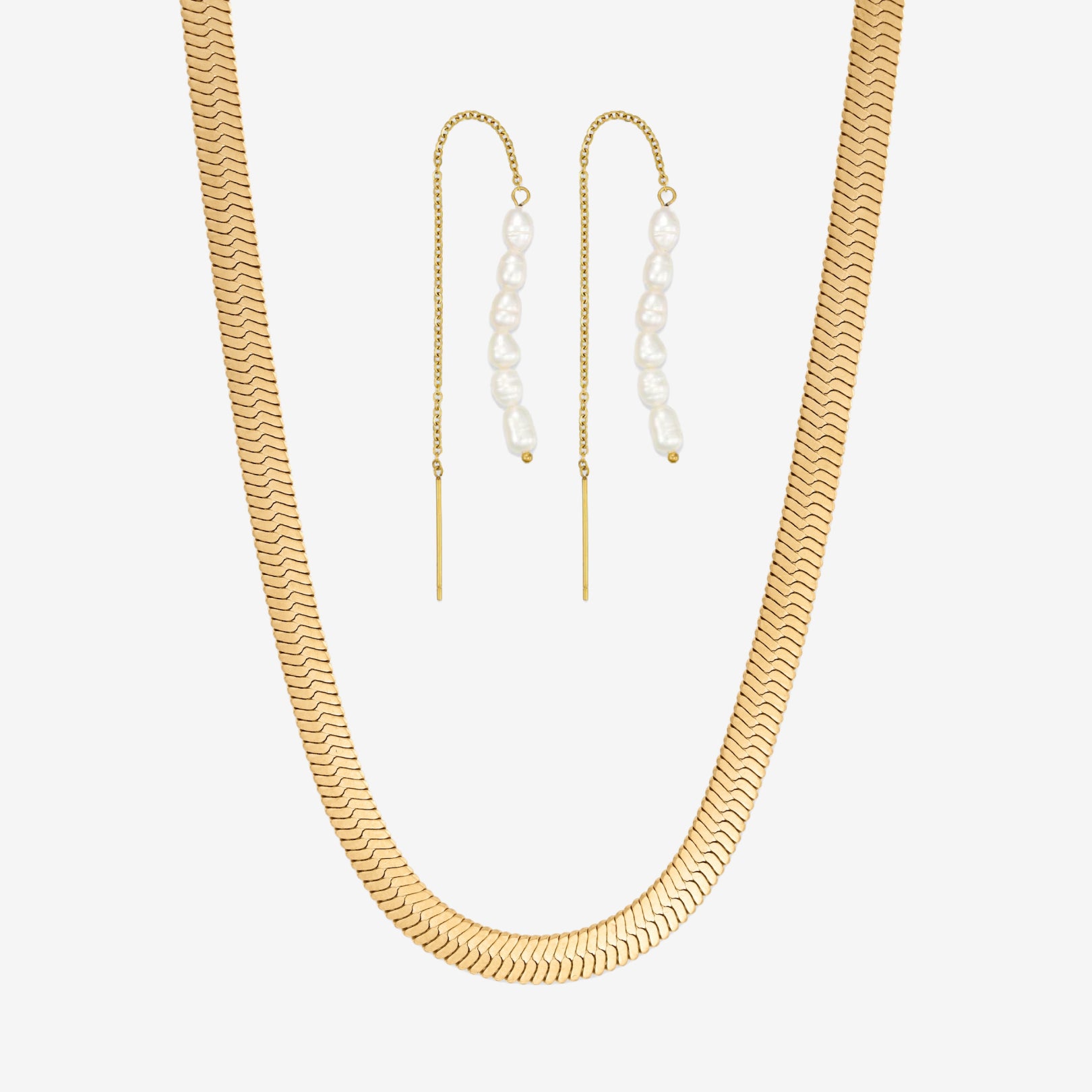 Vlak Slang Ketting Set
