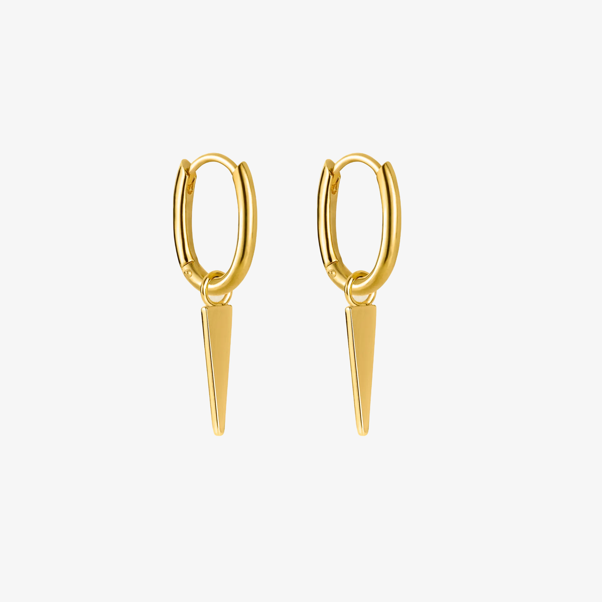 Essential Hoop og Edge Drop Guldbelagt Double