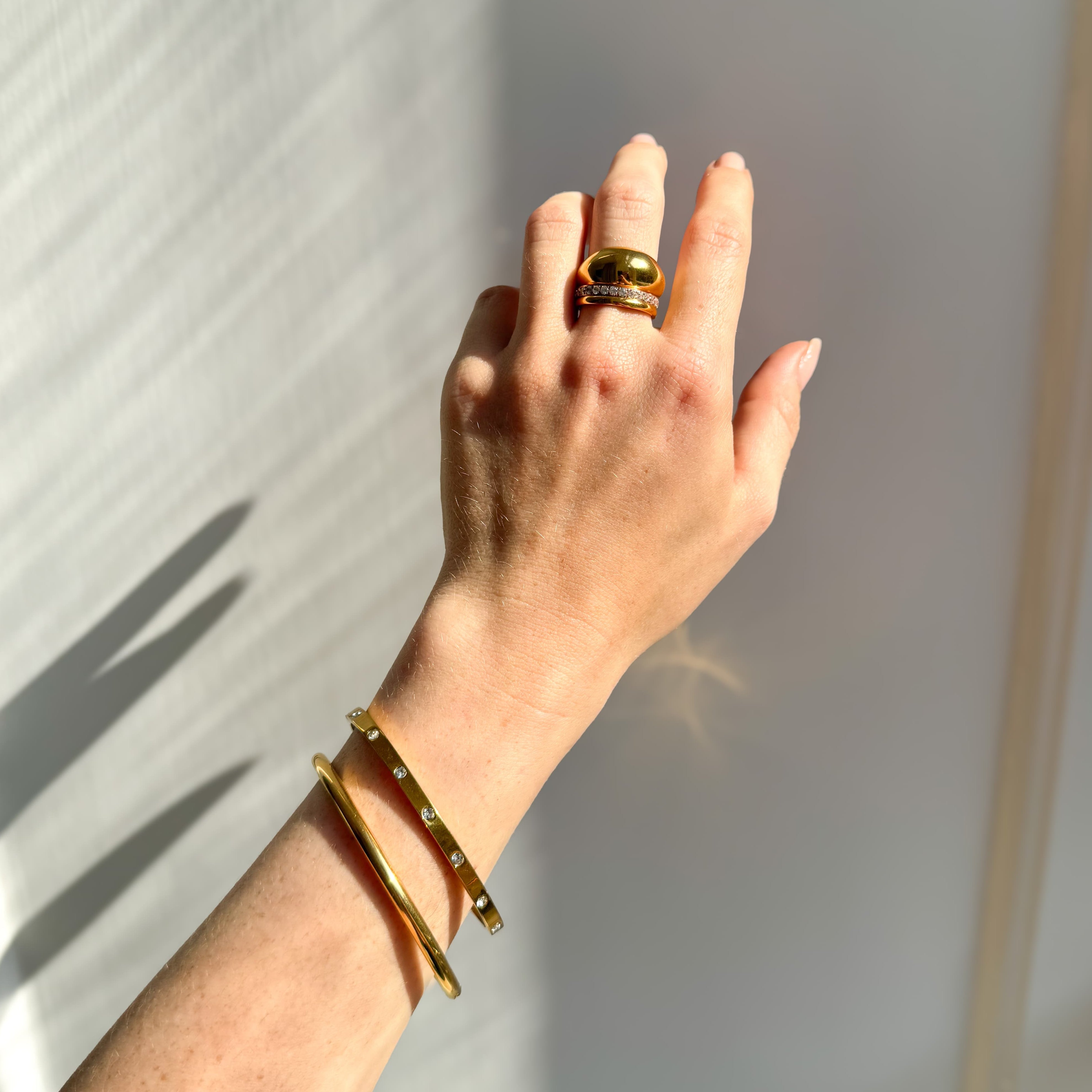 Kristal Ronde Bangle Set