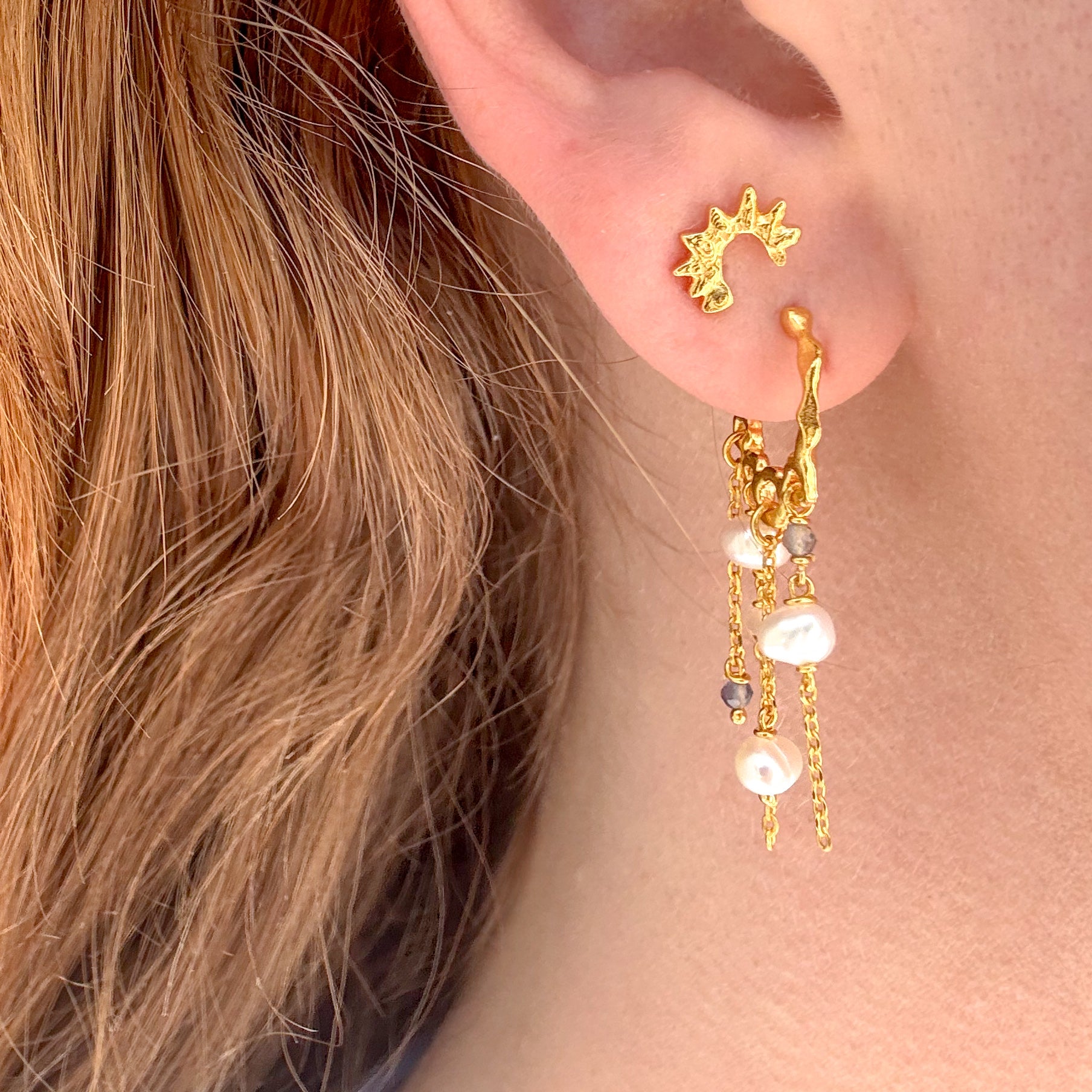 Luna Dangle Pastel Verguld
