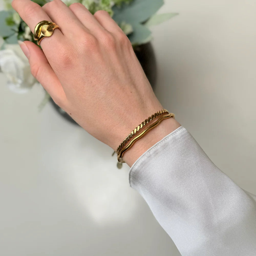Hardcase Bangle Set: 3 armbanden