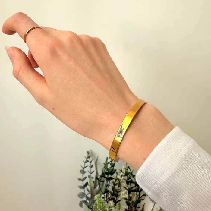 Bangle en Touw Set: 2 armbanden & 1 oorbel