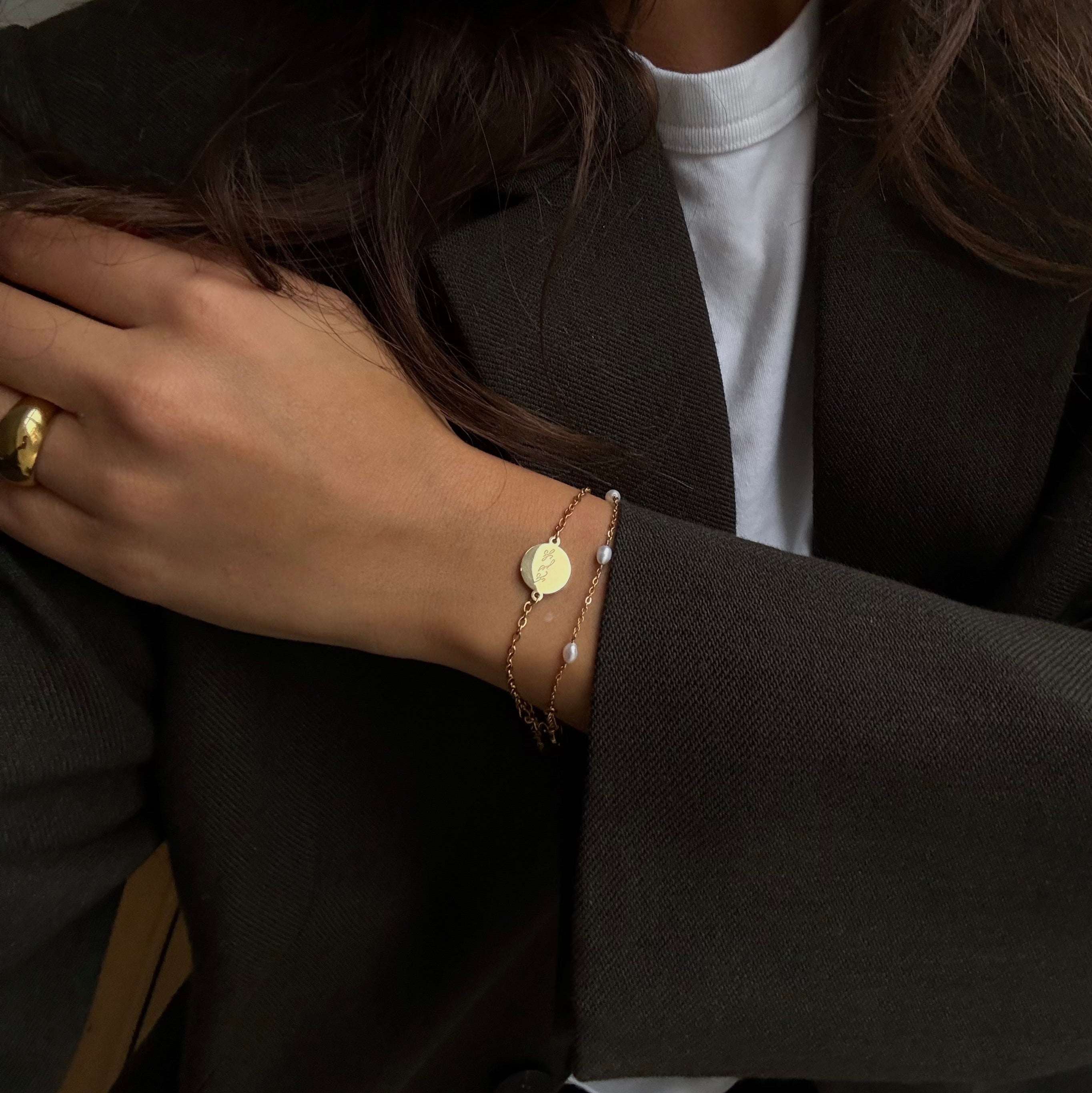 Rond Armband Initialen