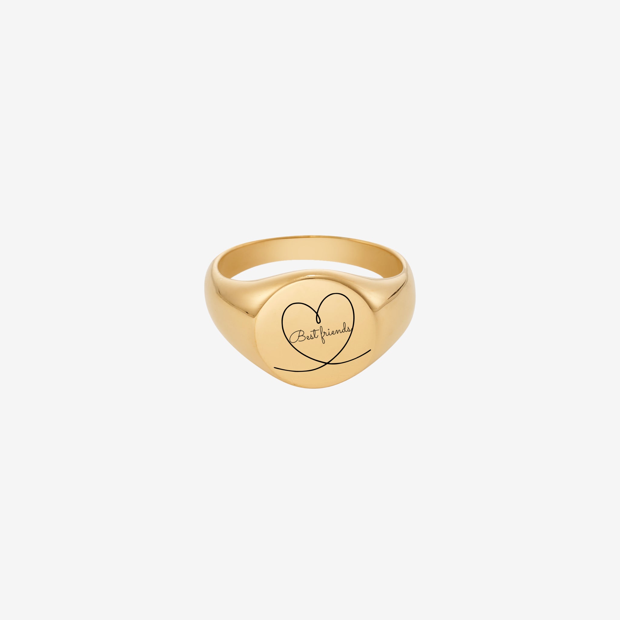 Gegraveerde Beste Vriend Ring