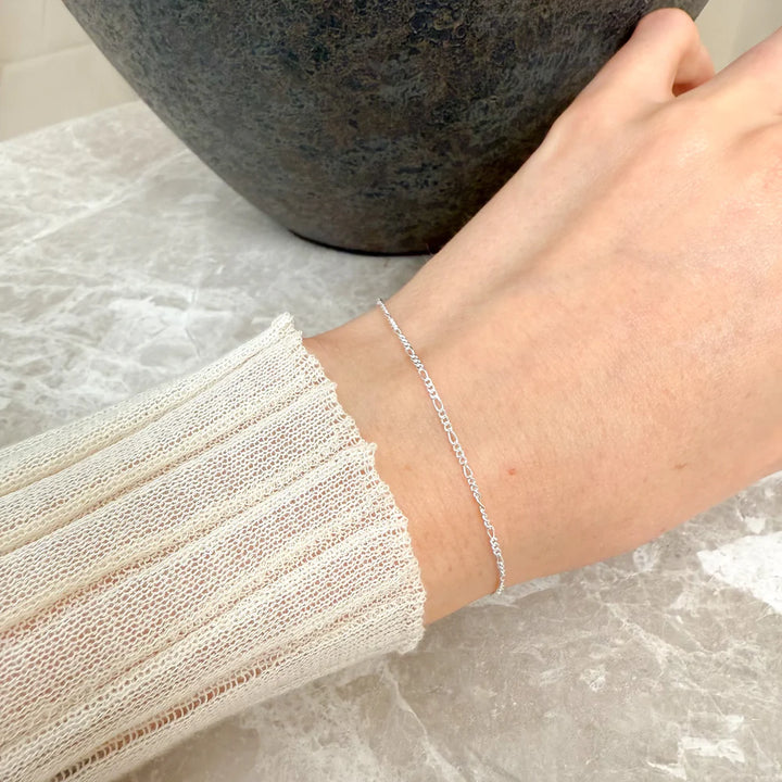 Ægte sølv armbånd til mænd