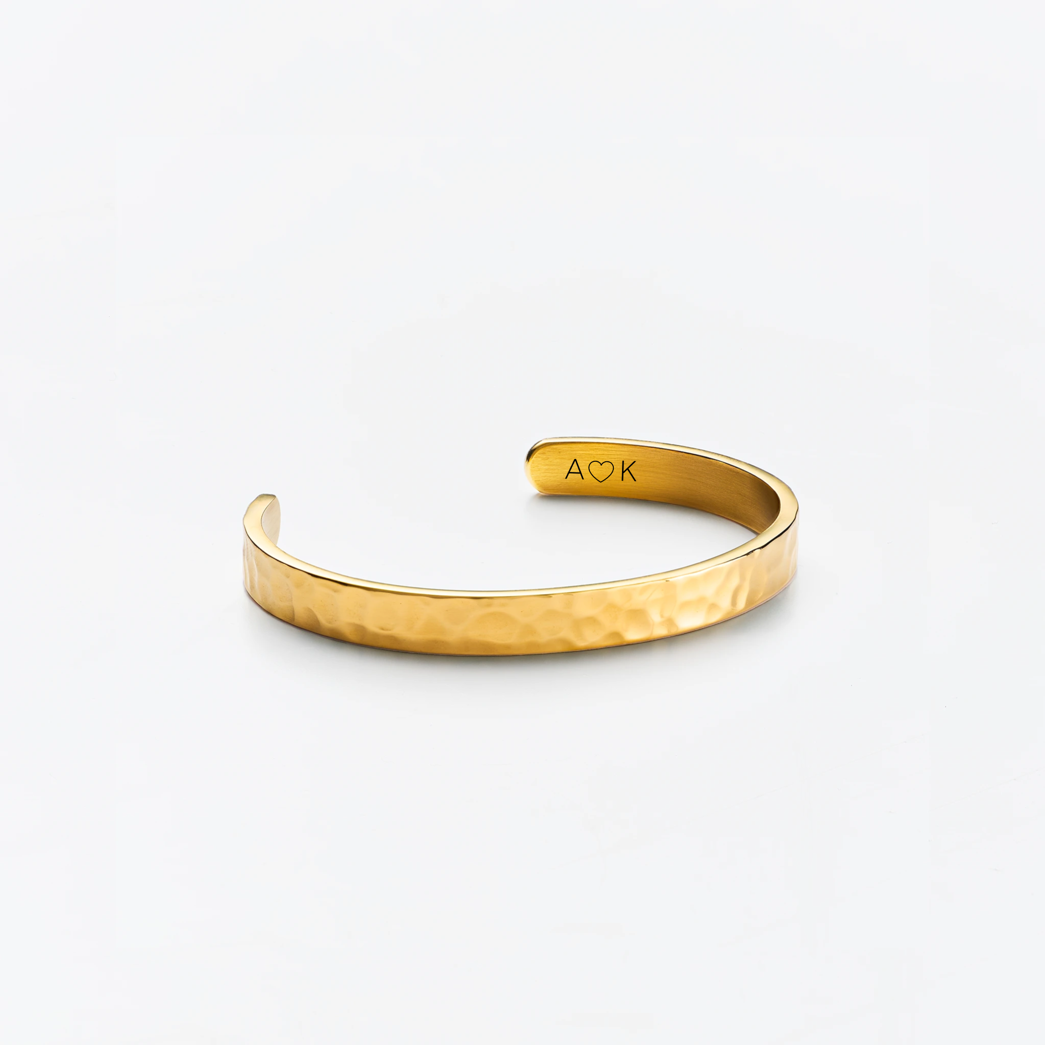 Hart Initiaal Bangle