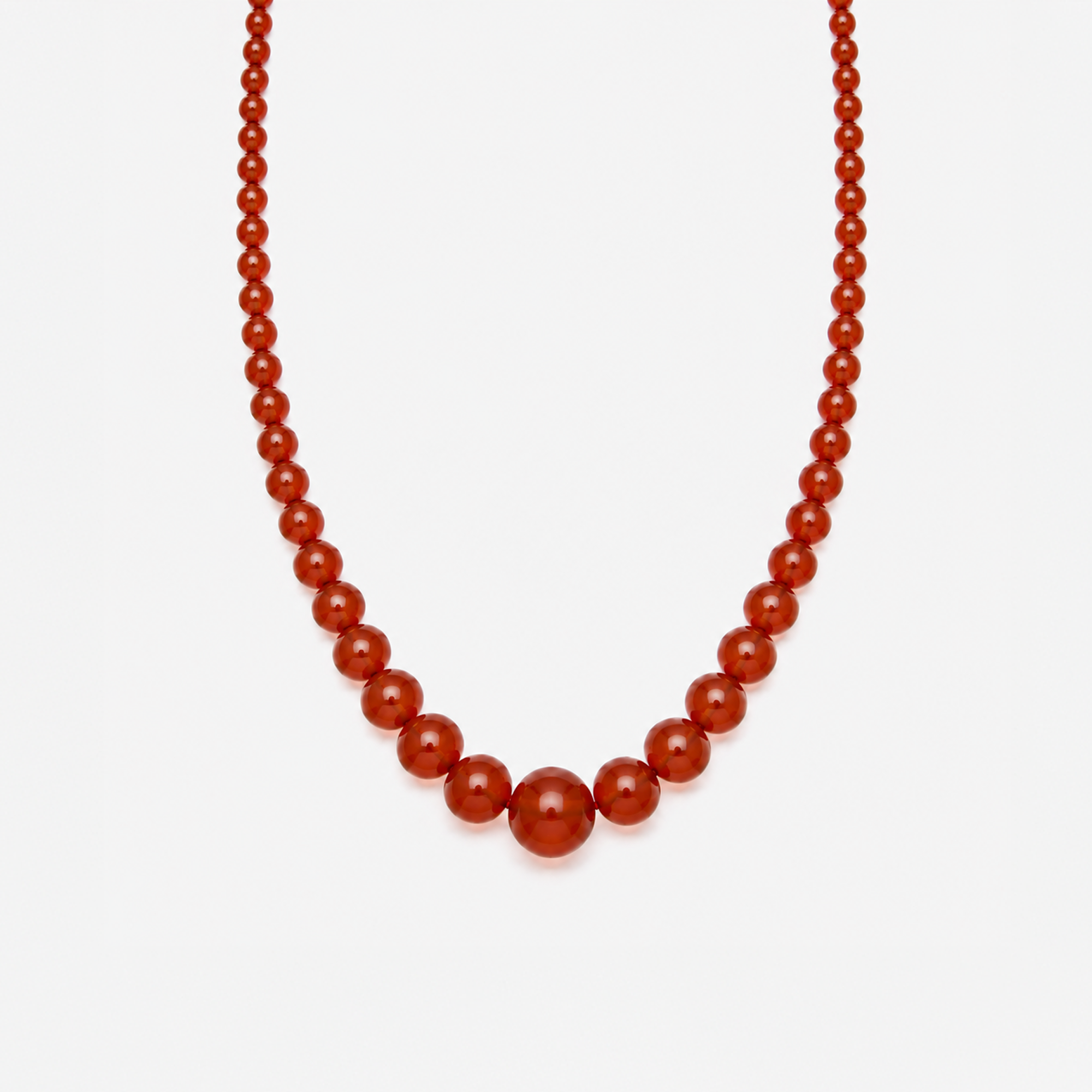 Carnelian Ombre Halsketting