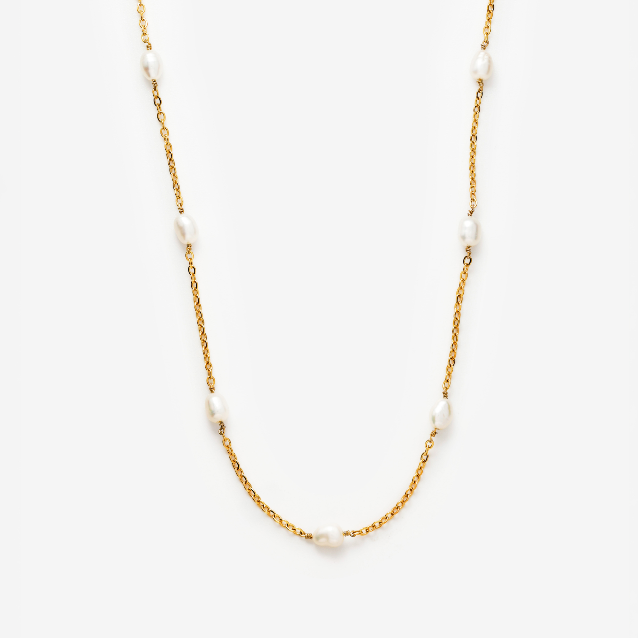 Volledige Pareldot Ketting Set
