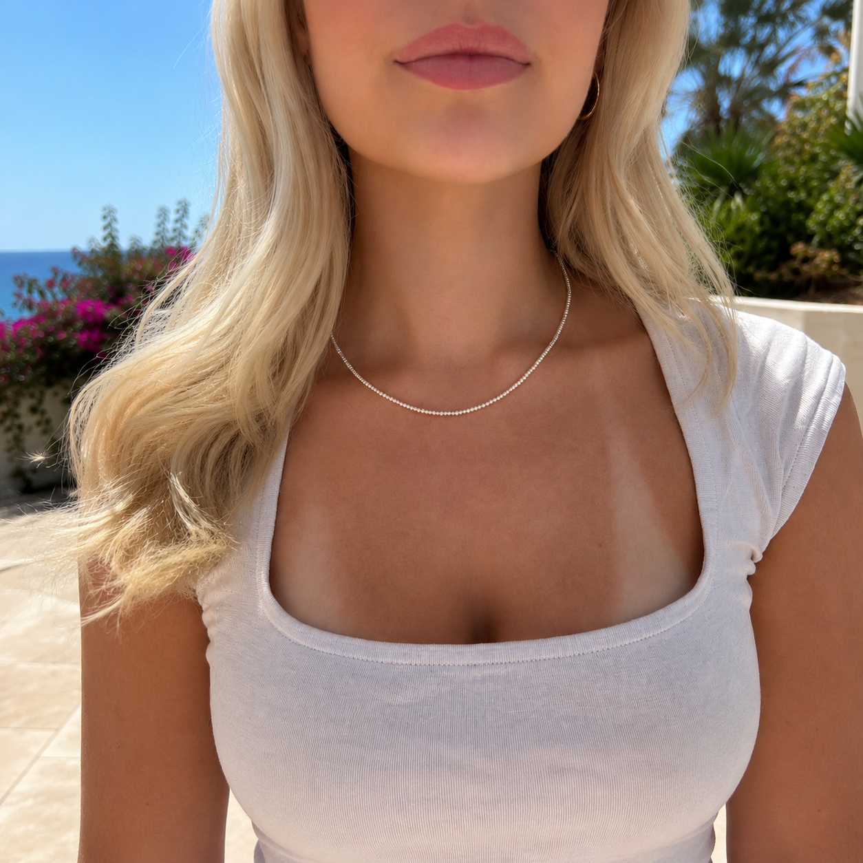 Micro zoetwaterparelketting