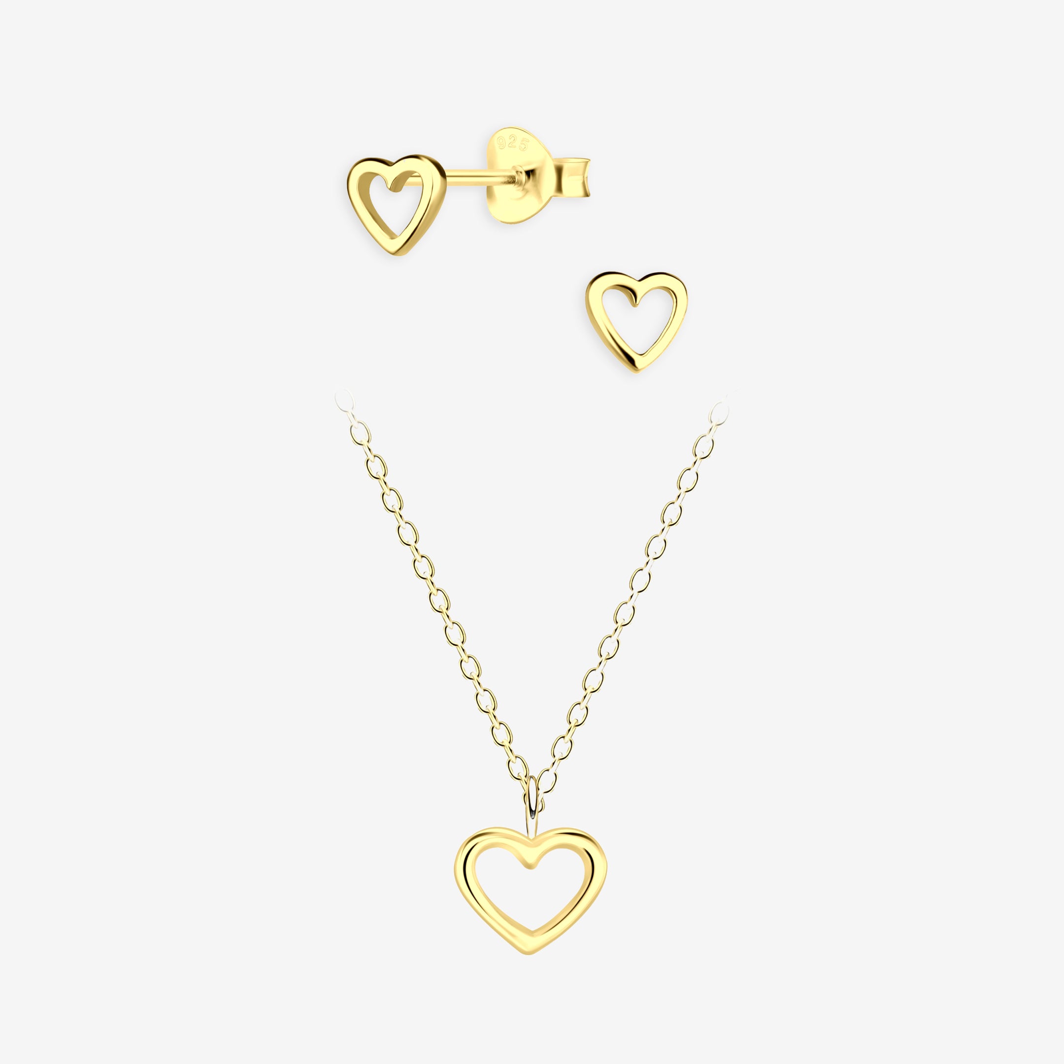 Hart Goud Set