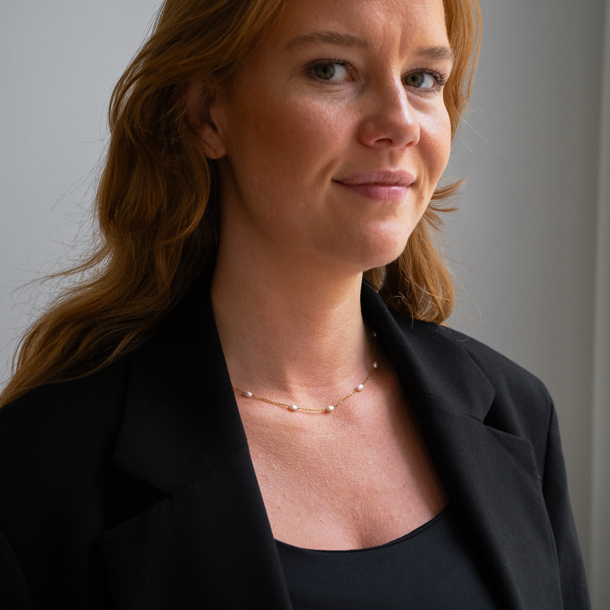 Dot Parels Halsketting Verguld