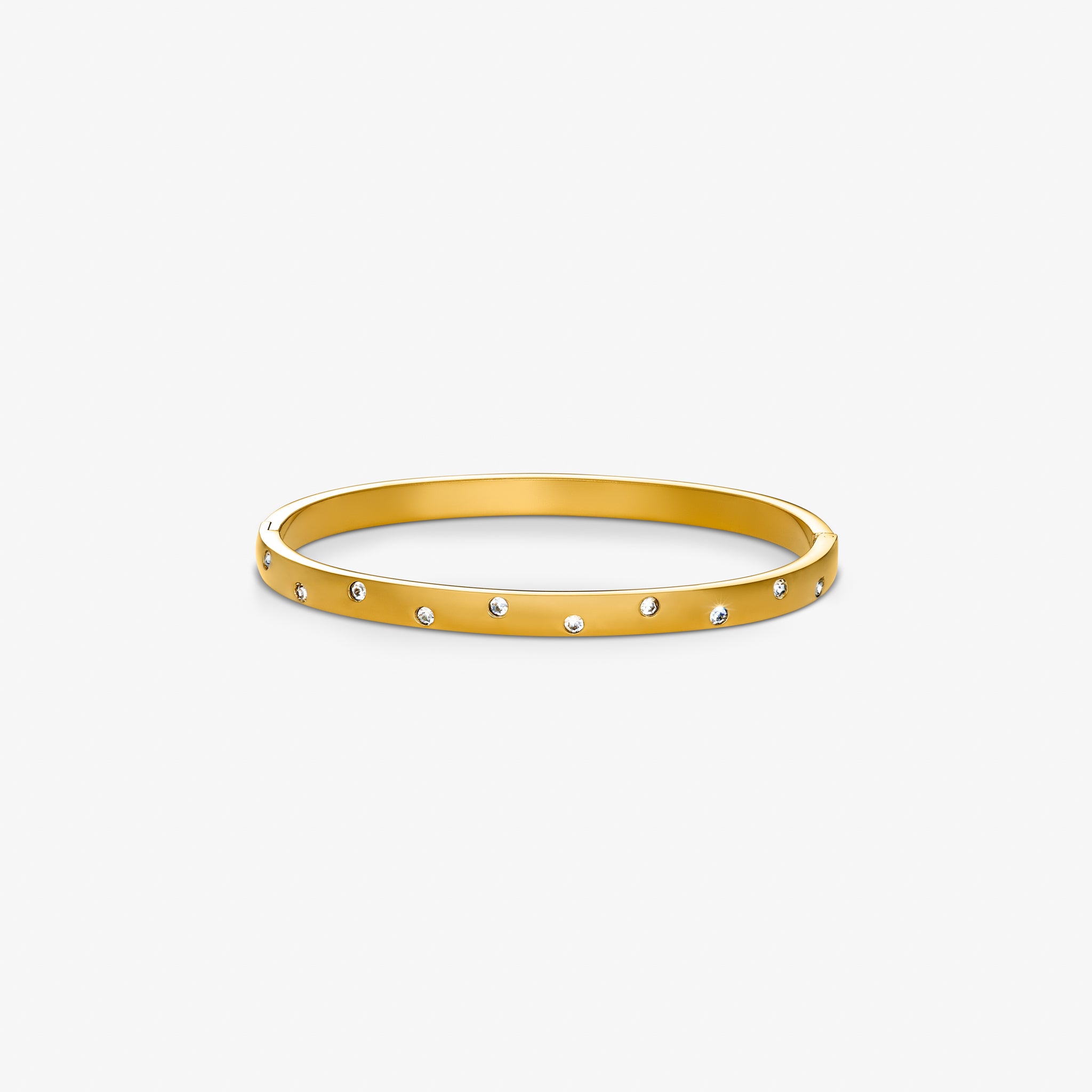 Flow Kristal Dot Armband Goudgeplateerd