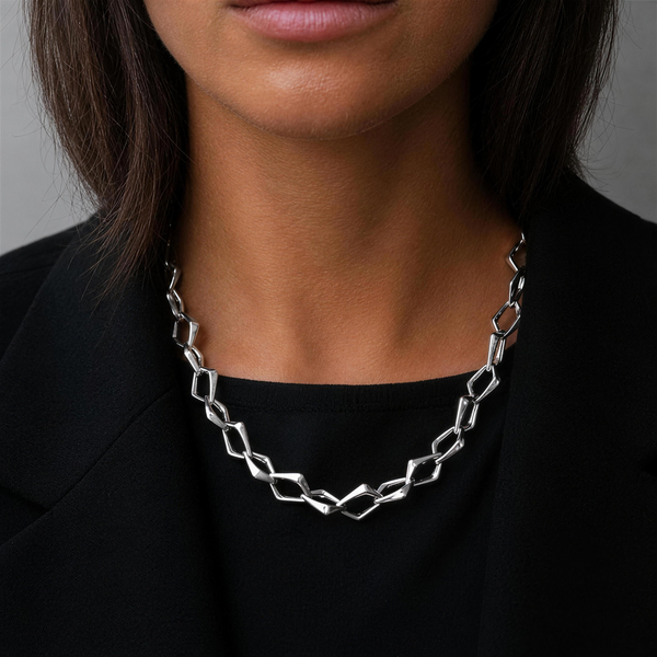 Chunky Ketting Zilverkleurig